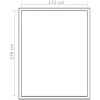 Växthus i förstärkt aluminium med basram 4,6 m² vidaXL 242 x 190 x 195 cm – miniatyr 12