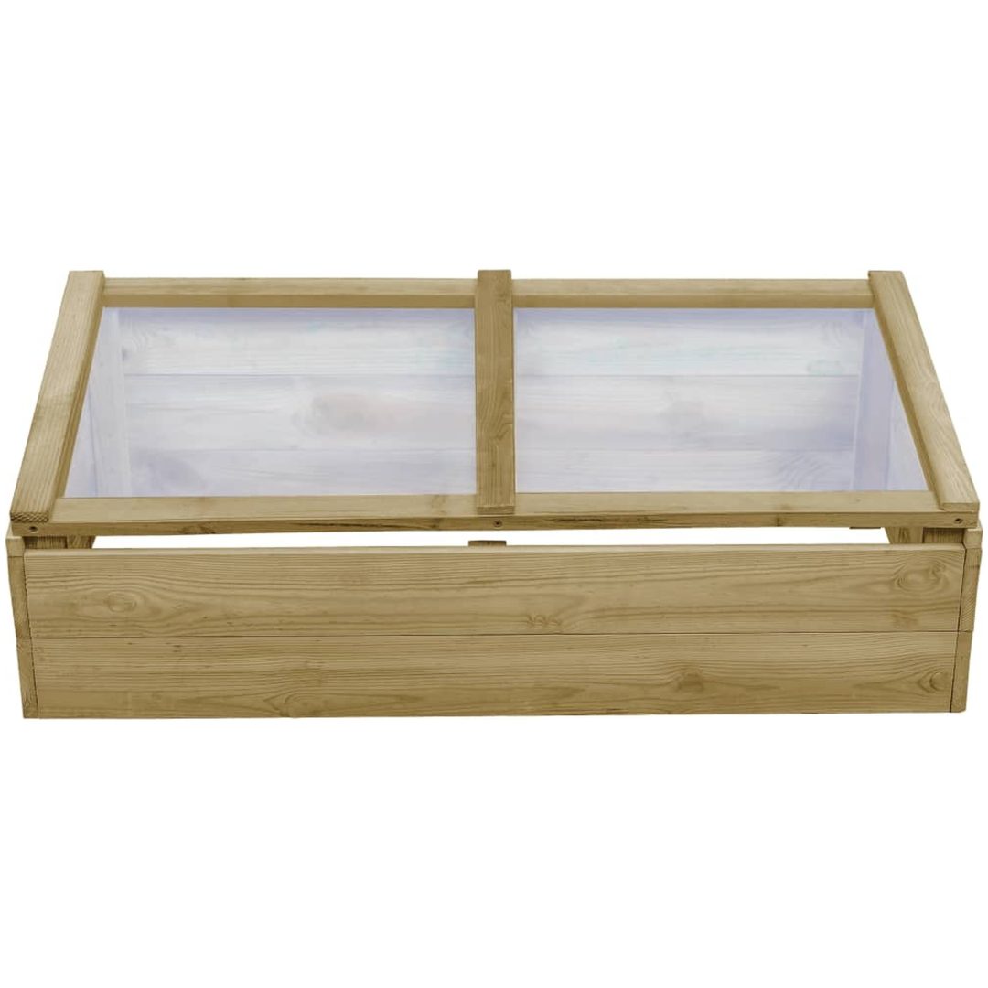 Växthus impregnerad furu vidaXL 100 x 50 x 35 cm – bild 2