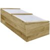 Växthus impregnerad furu vidaXL 100 x 50 x 35 cm – miniatyr 3