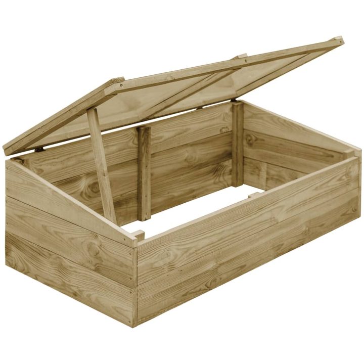 Växthus impregnerad furu vidaXL 100 x 50 x 35 cm – bild 4