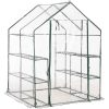 Växthus med 8 hyllor vidaXL 143 x 143 x 195 cm – miniatyr 3