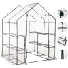 Växthus med 8 hyllor vidaXL 143 x 143 x 195 cm – miniatyr 1