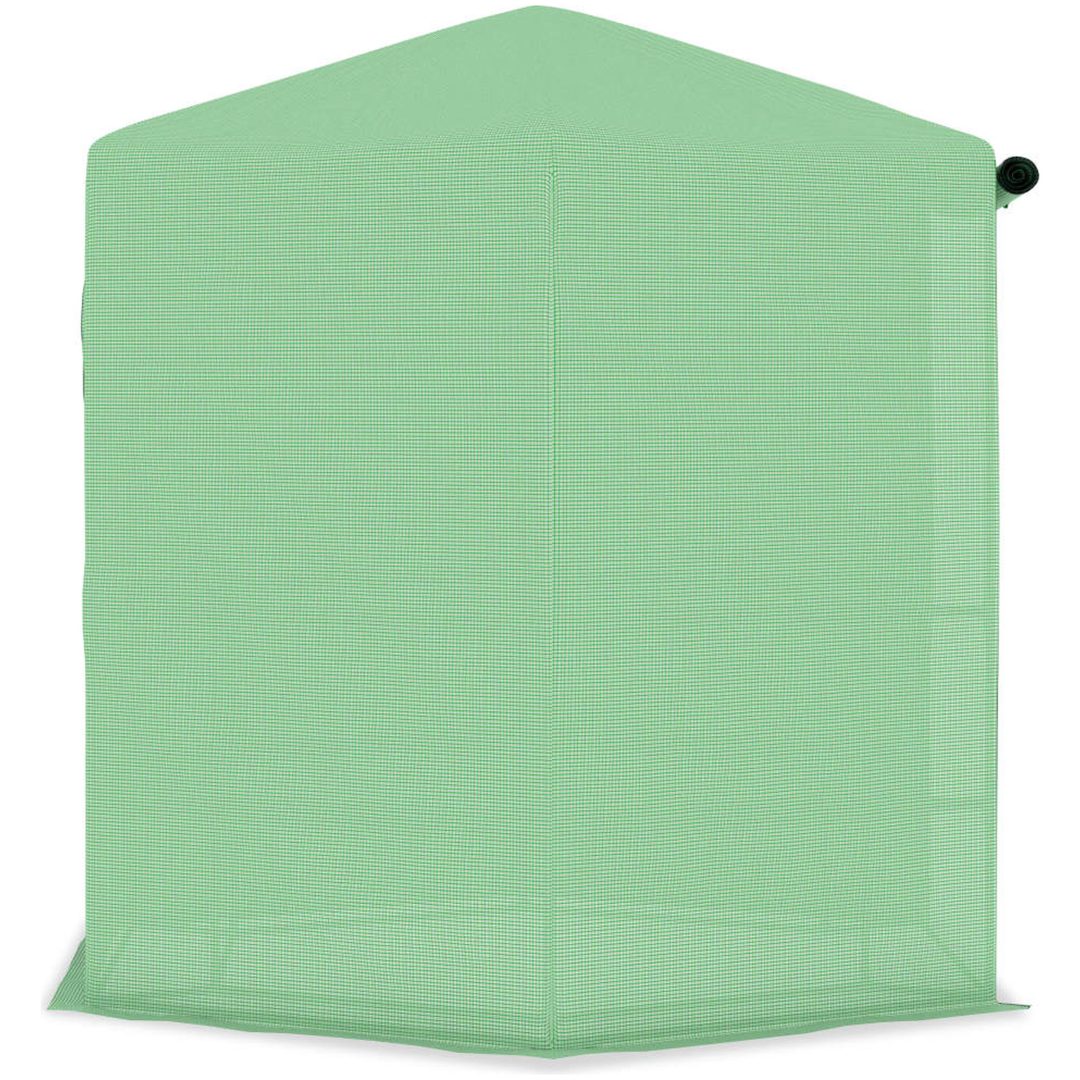 Växthus med hyllor stål 227x223 cm vidaXL – bild 5
