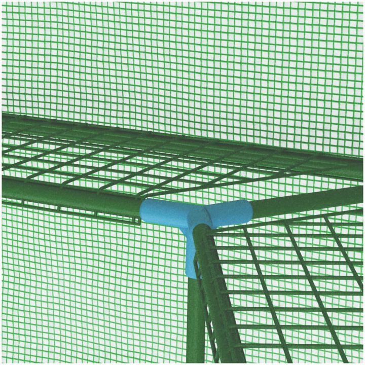 Växthus med hyllor stål 227x223 cm vidaXL – bild 8