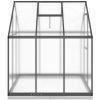 Växthus med ram antracit aluminium vidaXL 169 x 169 x 202 cm – miniatyr 4