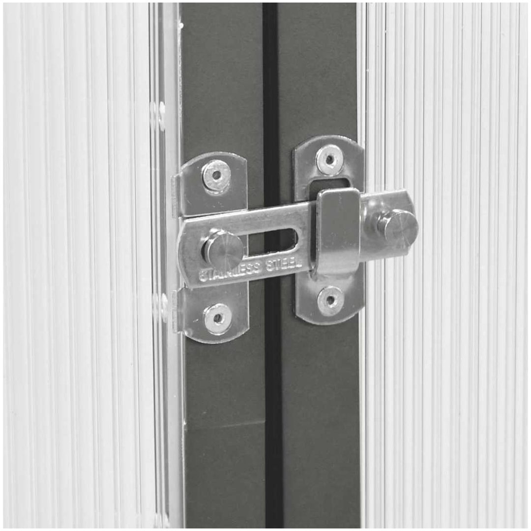 Växthus med ram antracit aluminium vidaXL 169 x 169 x 202 cm – bild 7