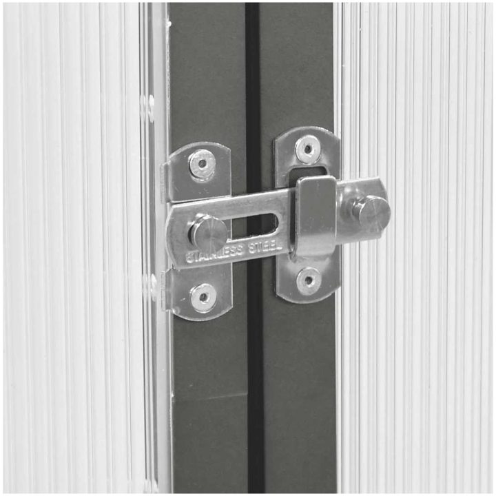 Växthus med ram antracit aluminium vidaXL 169 x 169 x 202 cm – bild 7