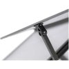 Växthus med ram antracit aluminium vidaXL 169 x 169 x 202 cm – miniatyr 8