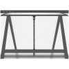 Växthus med ram antracit aluminium vidaXL 169 x 169 x 202 cm – miniatyr 9
