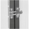 Växthus med ram antracit aluminium vidaXL 169 x 58 x 195 cm – miniatyr 7