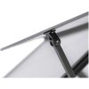 Växthus med ram antracit aluminium vidaXL 169 x 58 x 195 cm – miniatyr 8