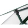 Växthus med ram grön aluminium vidaXL 169 x 58 x 202 cm – miniatyr 8