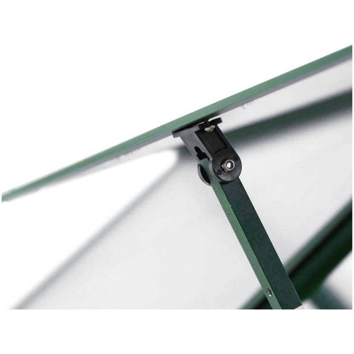 Växthus med ram grön aluminium vidaXL 169 x 58 x 202 cm – bild 8