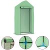 Växthus med stålram 0,5 m² 1x0,5x1,9 m vidaXL – miniatyr 2
