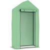 Växthus med stålram 0,5 m² 1x0,5x1,9 m vidaXL – miniatyr 3