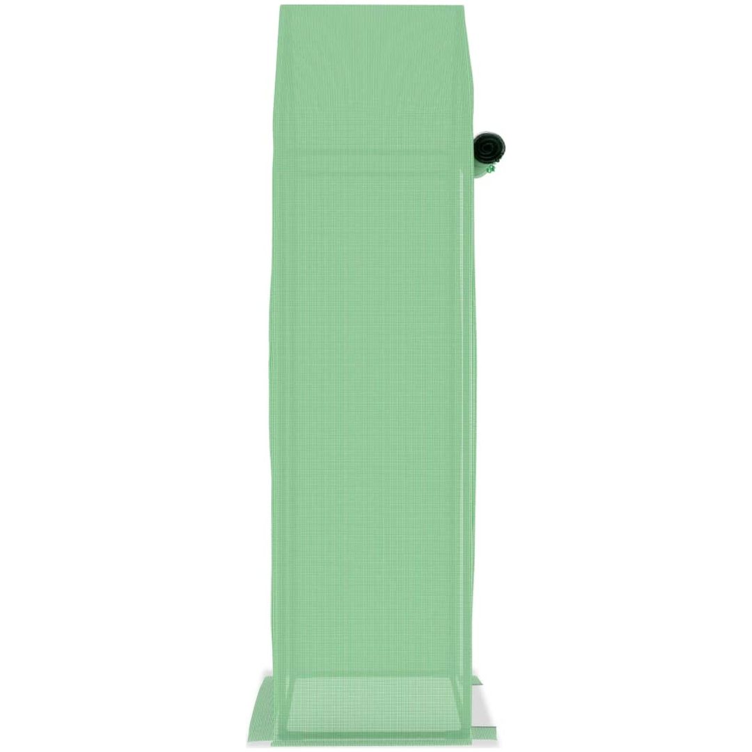 Växthus med stålram 0,5 m² 1x0,5x1,9 m vidaXL – bild 5