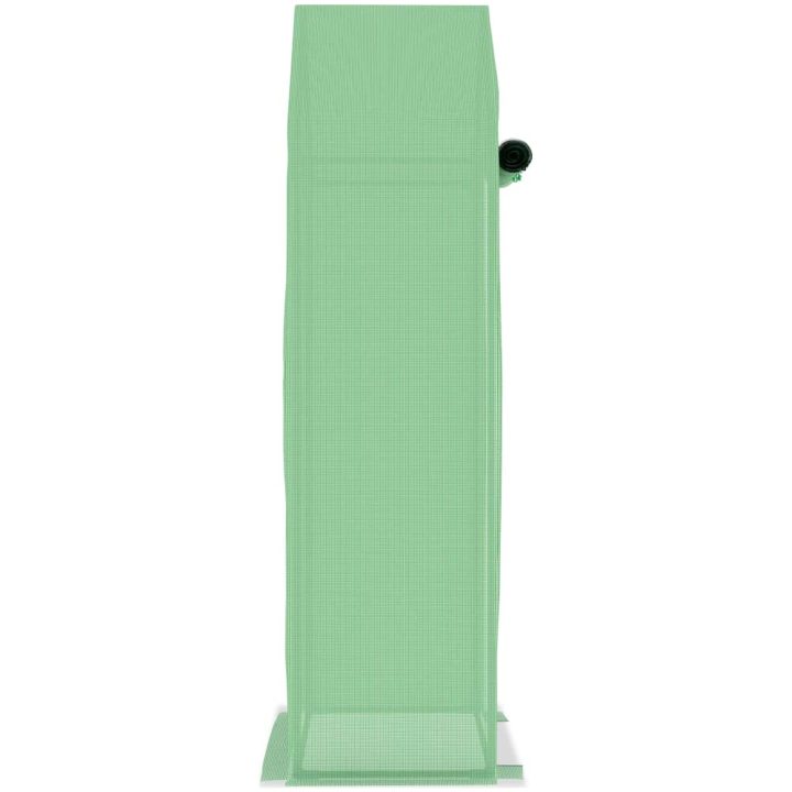 Växthus med stålram 0,5 m² 1x0,5x1,9 m vidaXL – bild 5
