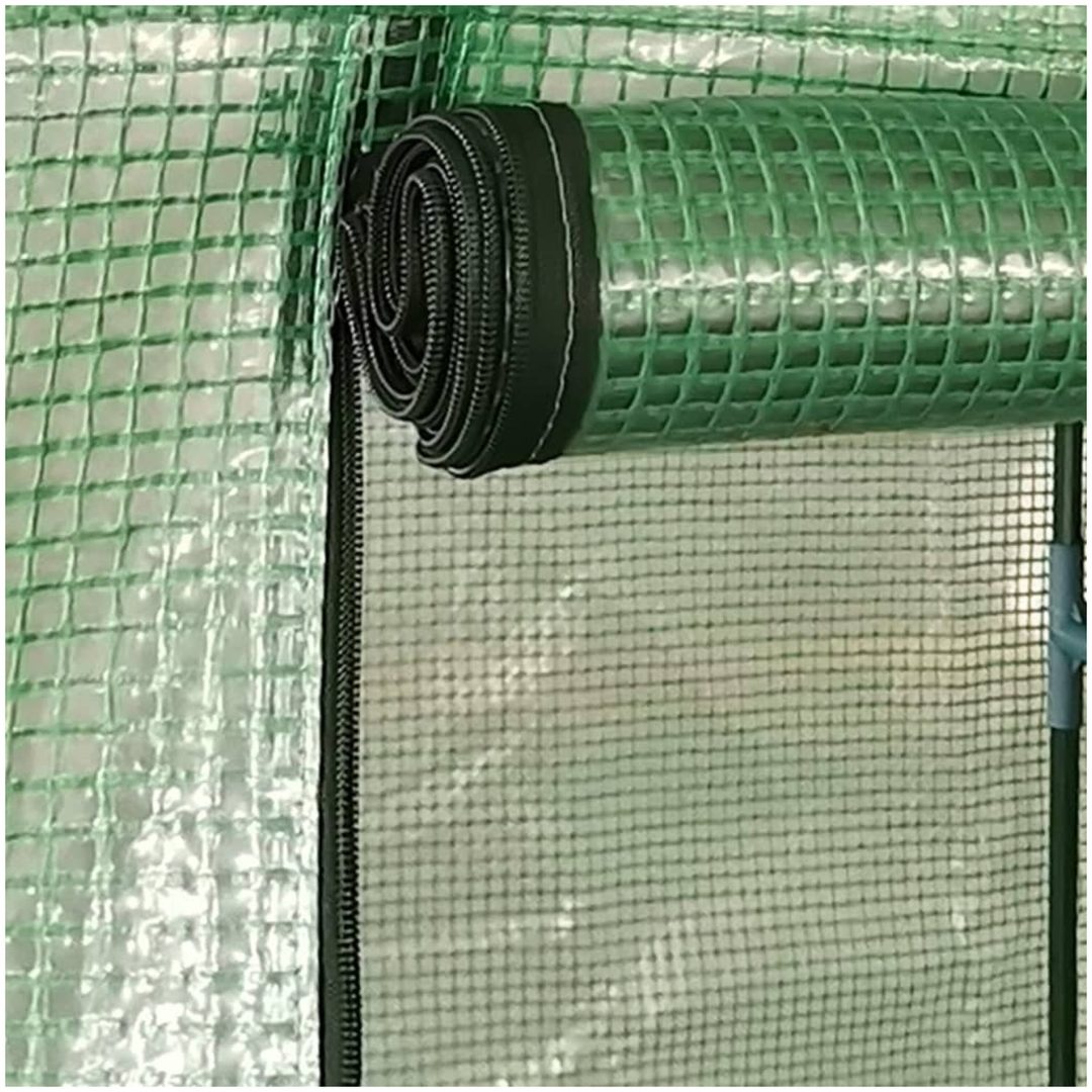 Växthus med stålram 0,5 m² 1x0,5x1,9 m vidaXL – bild 6