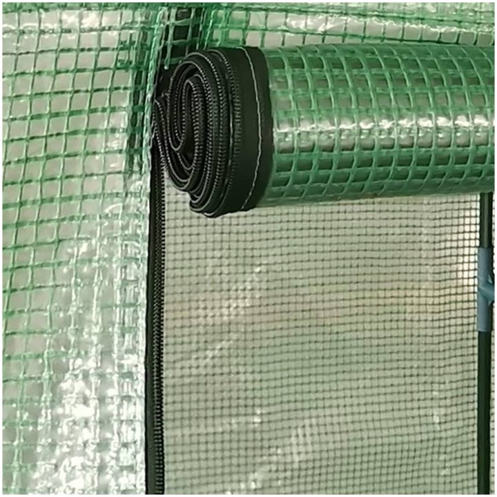 Växthus med stålram 0,5 m² 1x0,5x1,9 m vidaXL – bild 6