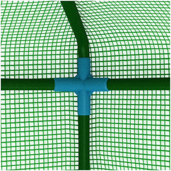 Växthus med stålram 0,5 m² 1x0,5x1,9 m vidaXL – bild 8