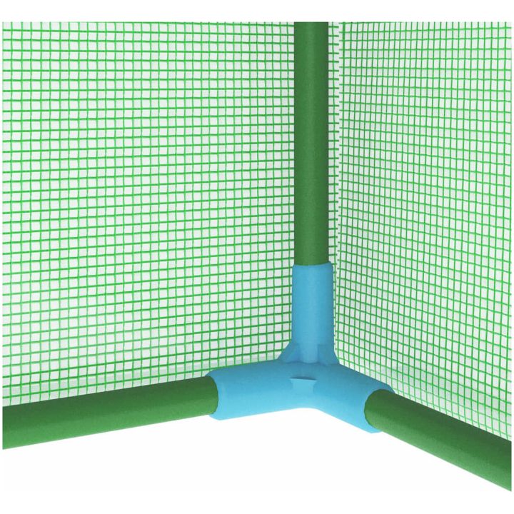 Växthus med stålram 0,5 m² 1x0,5x1,9 m vidaXL – bild 9