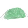 Växthus med stålram grön 10 m² vidaXL 5 x 2 x 2.3 m – miniatyr 3