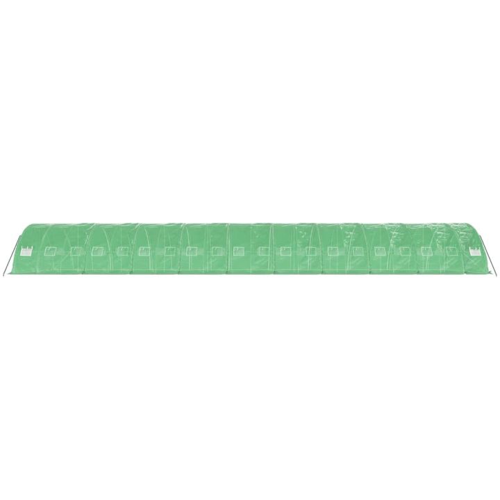 Växthus med stålram grön 100 m² vidaXL 20 x 5 x 2.3 m – bild 5
