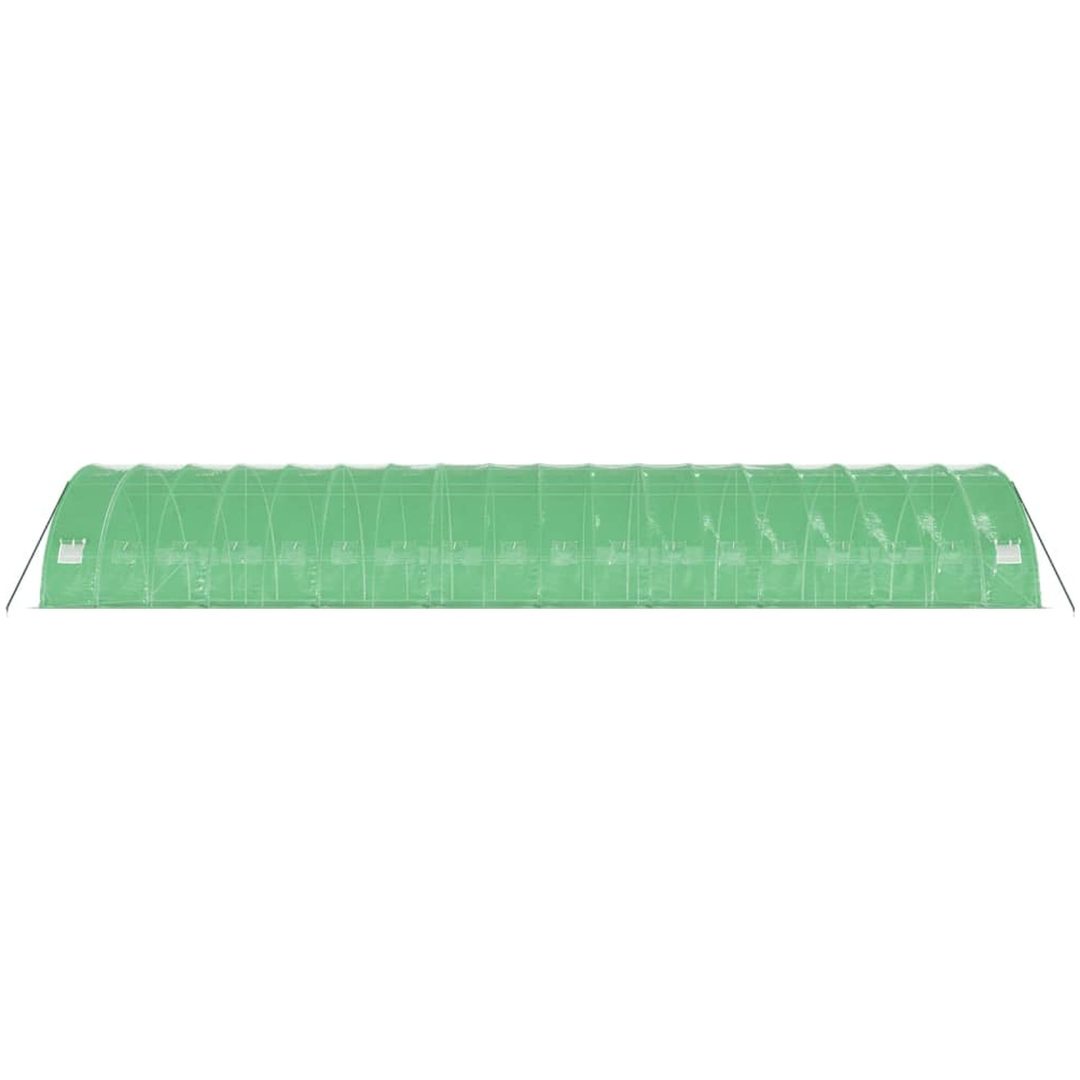 Växthus med stålram grön 108 m² vidaXL 18 x 6 x 2.85 m – bild 5