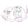 Växthus med stålram grön 12 m² vidaXL 4 x 3 x 2 m – miniatyr 12