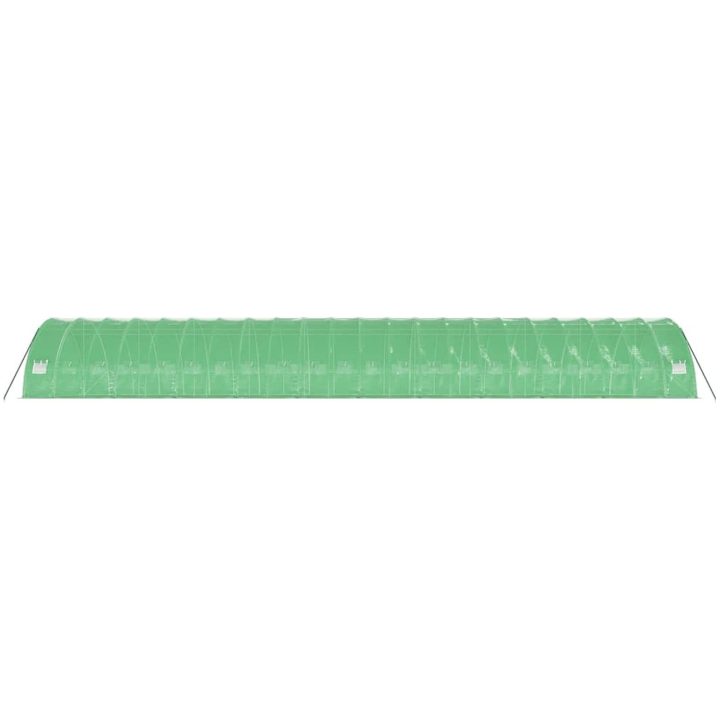 Växthus med stålram grön 132 m² vidaXL 22 x 6 x 2.85 m – bild 5