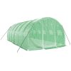 Växthus med stålram grön 18 m² vidaXL 6 x 3 x 2 m – miniatyr 3