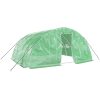Växthus med stålram grön 20 m² vidaXL 5 x 4 x 2.3 m – miniatyr 2