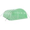 Växthus med stålram grön 24 m² vidaXL 6 x 4 x 2 m – miniatyr 3
