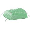 Växthus med stålram grön 24 m² vidaXL 6 x 4 x 2 m – miniatyr 6