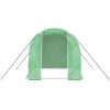 Växthus med stålram grön 4 m² vidaXL 2 x 2 x 2 m – miniatyr 4