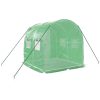 Växthus med stålram grön 4 m² vidaXL 2 x 2 x 2 m – miniatyr 6