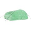 Växthus med stålram grön 48 m² vidaXL 8 x 6 x 2.85 m – miniatyr 3