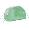 Växthus med stålram grön 6 m² vidaXL 3 x 2 x 2 m – miniatyr 6