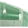 Växthus med stålram grön 6 m² vidaXL 3 x 2 x 2 m – miniatyr 8