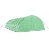 Växthus med stålram grön 60 m² vidaXL 10 x 6 x 2.85 m – miniatyr 3