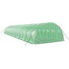 Växthus med stålram grön 64 m² vidaXL 16 x 4 x 2 m – miniatyr 6