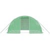 Växthus med stålram grön 8 m² vidaXL 4 x 2 x 2 m – miniatyr 4