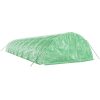 Växthus med stålram grön 80 m² vidaXL 16 x 5 x 2.3 m – miniatyr 3