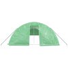 Växthus med stålram grön 80 m² vidaXL 16 x 5 x 2.3 m – miniatyr 4