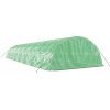 Växthus med stålram grön 80 m² vidaXL 16 x 5 x 2.3 m – miniatyr 6