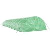 Växthus med stålram grön 90 m² vidaXL 18 x 5 x 2.3 m – miniatyr 3