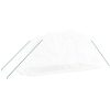 Växthus med stålram vit 10 m² vidaXL 5 x 2 x 2.3 m – miniatyr 3