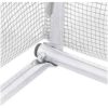 Växthus med stålram vit 10 m² vidaXL 5 x 2 x 2.3 m – miniatyr 8