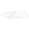 Växthus med stålram vit 108 m² vidaXL 18 x 6 x 2.85 m – miniatyr 3