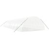 Växthus med stålram vit 108 m² vidaXL 18 x 6 x 2.85 m – miniatyr 6